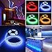 LEDMO 12V Flexible SMD 5050 RGB LED Strip Lights, LED Tape, Multi-colors, 300 LEDs, Non-waterproof, Light Strips, Color Changing, Pack of 16.4ft/5m Strips