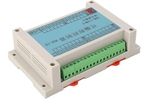 Agatige PLC Controller, RX-10 DC 12-24V PLC Control Board, Industrial Control Board, Transistor Output for Printing Chemicals