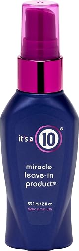 Its a 10 Miracle Leave-In Spray 60ml Natural Ingredients Frizz Control Shine view 1