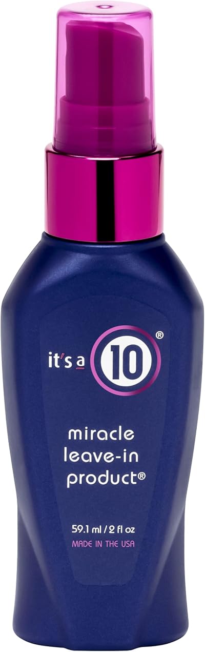 Its a 10 Miracle Leave-In Spray 60ml Natural Ingredients Frizz Control Shine