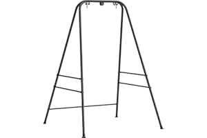 Outsunny Hanging Hammock Stand, Hammock Chair Stand Heavy Duty for Air Porch Swing Chair Indoor Outdoor (Only Construction)