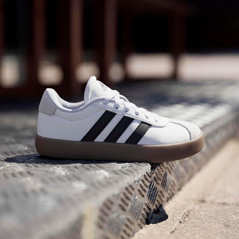 Unisex Kids VL Court 3.0 Cloud White/Core Black/Grey One 2.5 UK 35 EU