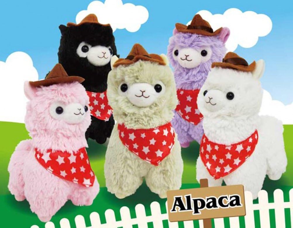 pastel alpaca plush