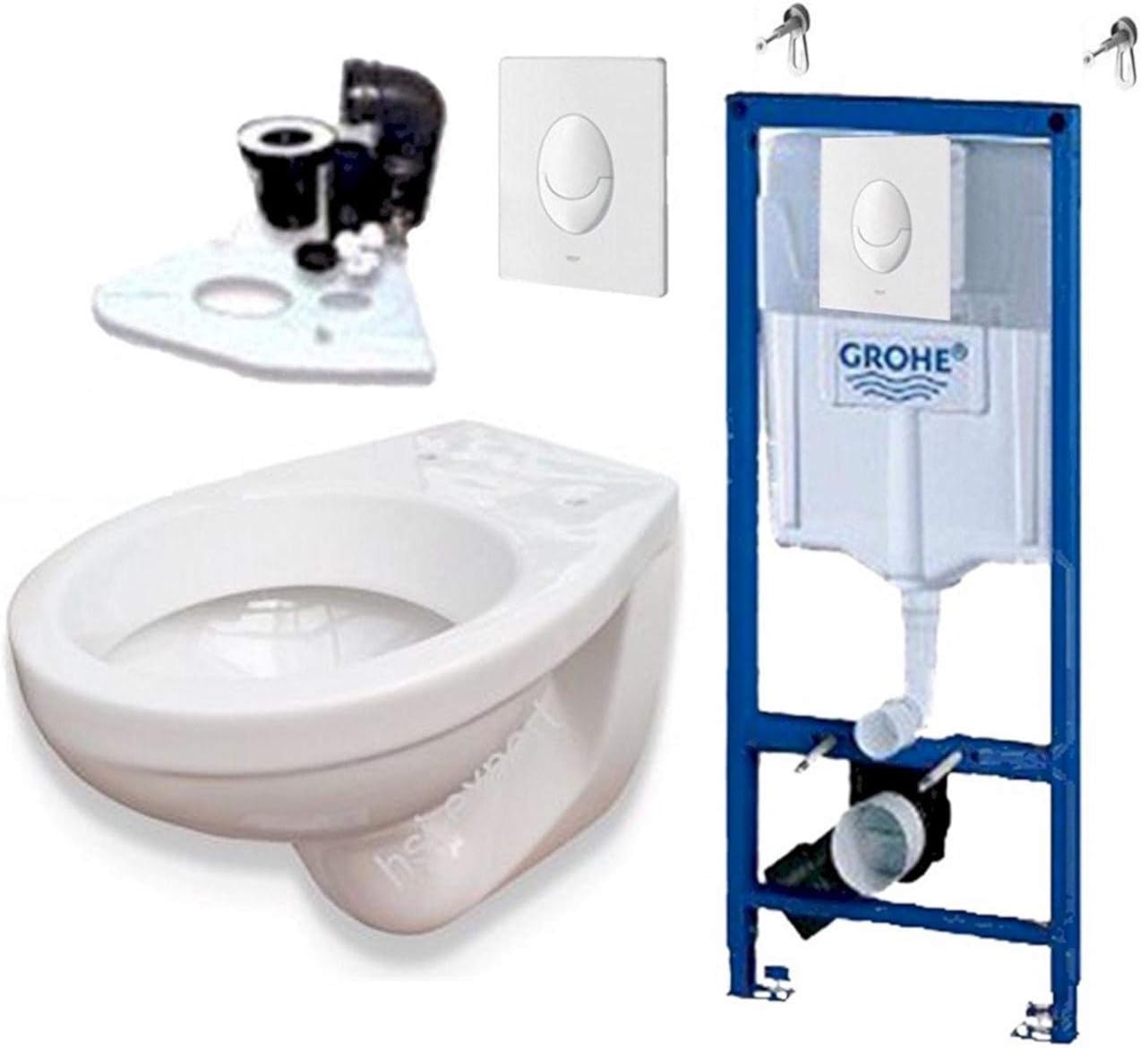 Grohe Spulkasten Vorwandelement Wc Set Design Wc Druckerplatte Weiss Komplett Amazon De Baumarkt