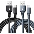Cabo USB para Tipo C 2 Metros 60W Turbo Carregamento Rápido, Cabo Tipo C Reforçado Ultra Resistente, Compatibilidade Universa