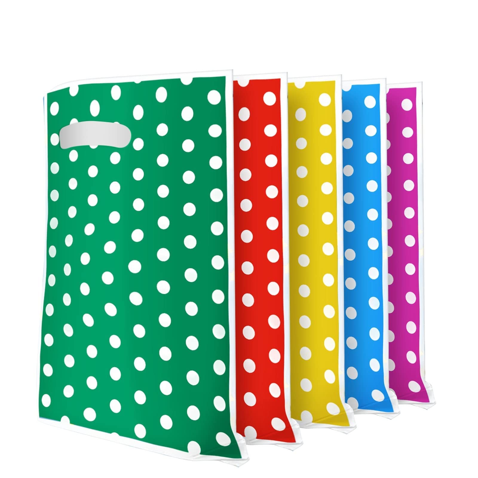 Flintronic 30PCS Colorful Pentagram Party Bags, Small Gifts Bag, 5 Color,Birthday Gift Baged