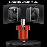 Creality K1 Max Ceramic Heating Block Kit Copper Alloy Steel Heat Break High view 4