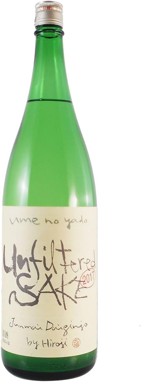 Amazon Co Jp 梅乃宿 純米大吟醸 アンフィルタード サケ 山田錦 1 8l 奈良県 梅の宿酒造 日本酒 食品 飲料 お酒