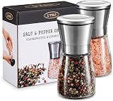 WINSHEA Stainless Steel Salt & Pepper Grinder Set, Adjustable Coarseness view 2