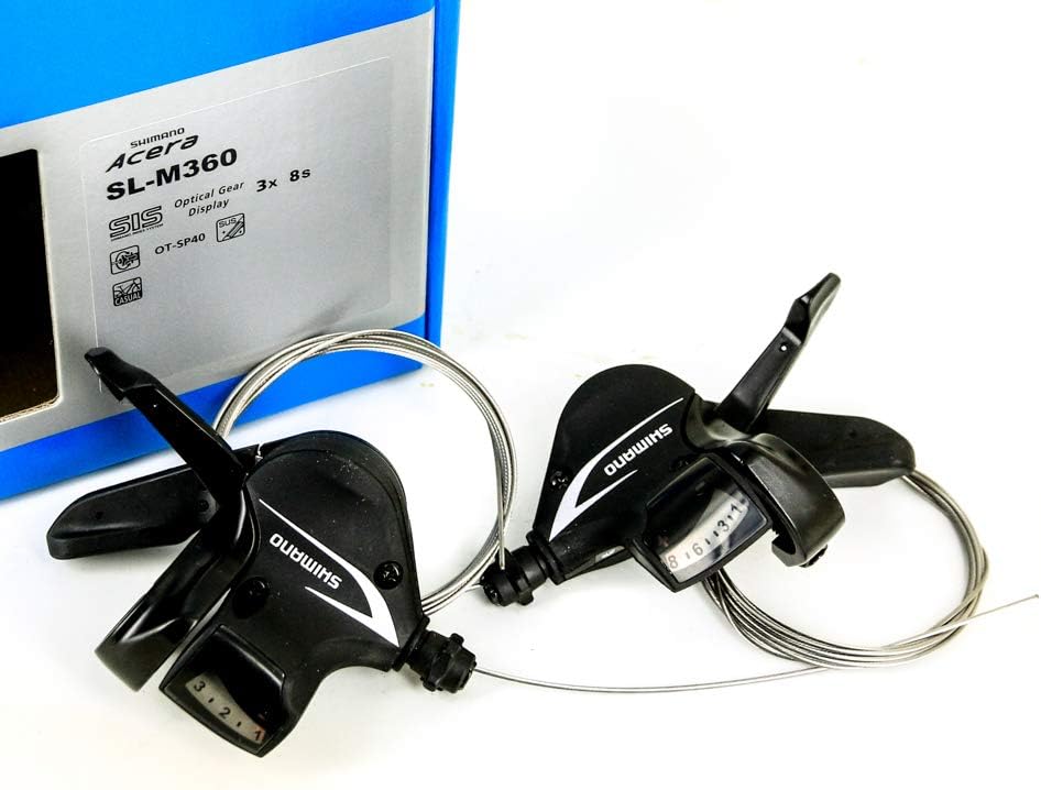 SHIMANO sl-m360 Acera Shifter Set (3 x 8 Speed): Amazon.de: Sport ...