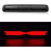 CMVT Auto Third 3rd Brake Light, X STYLE Sequential LED High Mount Stop Light for 1999-2006 Chevy Silverado/GMC Sierra 1500 2500 3500 HD, 2007 Silverado/Sierra Classic, Rear Center Cab Roof Tail Lamp