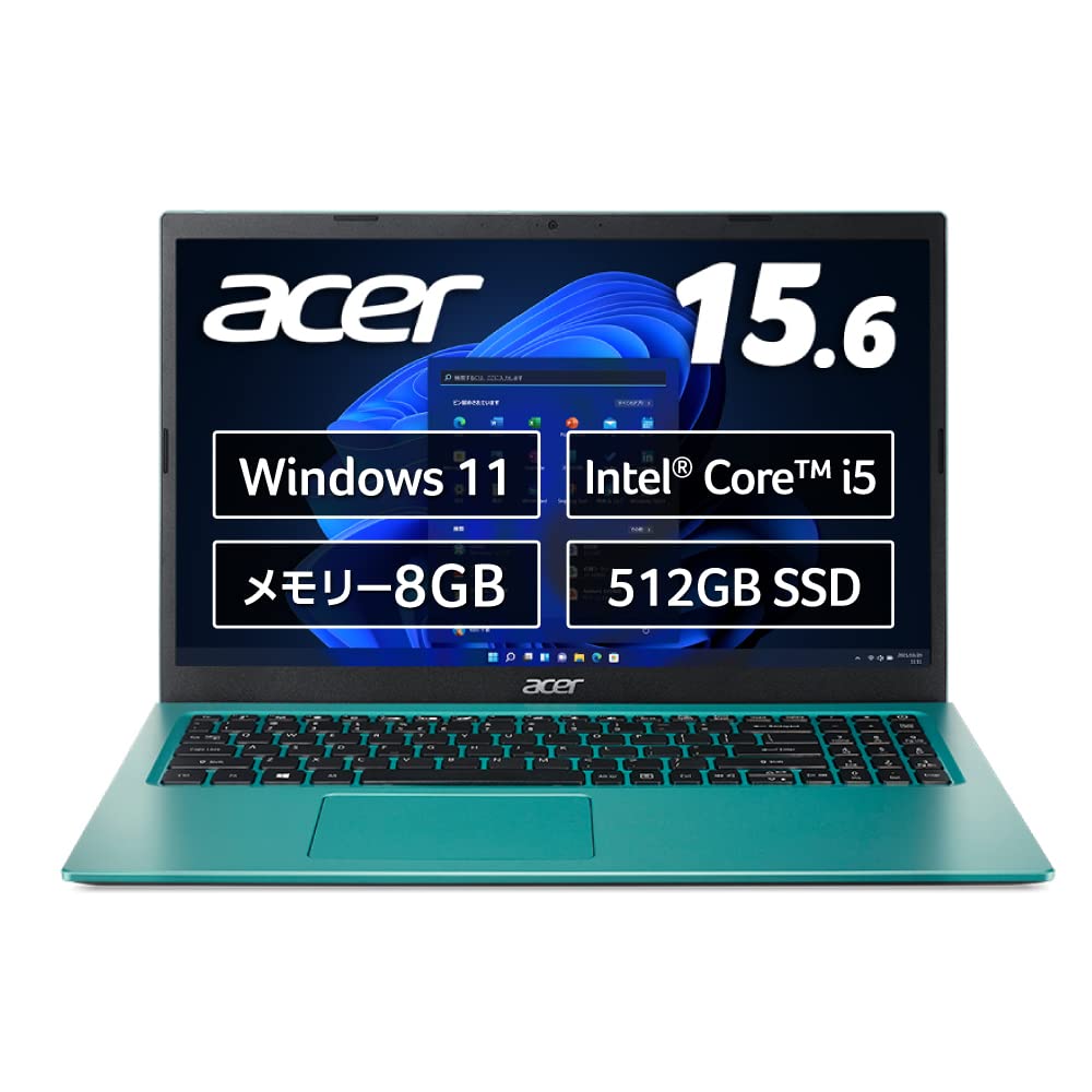 Official Acer Aspire3 Laptop A315-58-F58Y/B Windows 11 Home Intel Core i5 8GB 512GB SSD 15.6