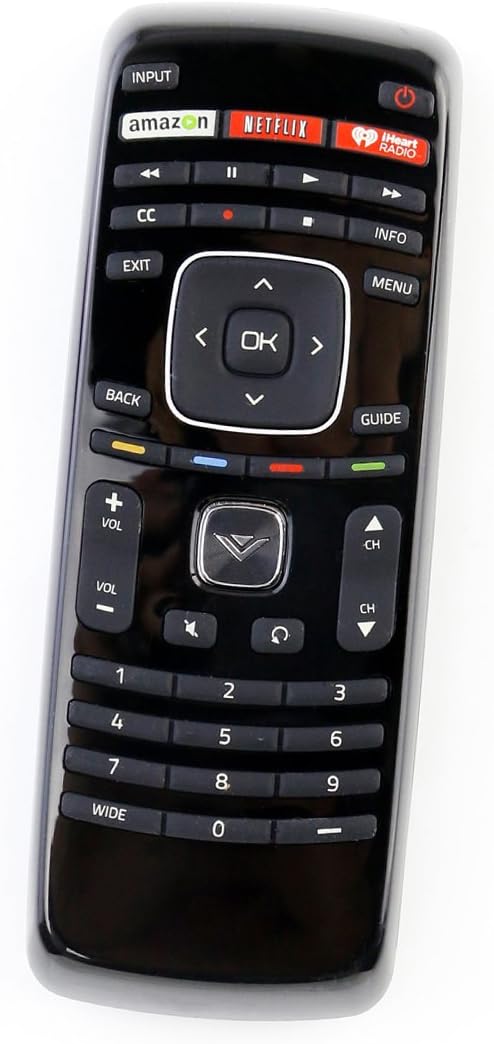 XRT112 Remote Control fit for Vizio Smart Internet LED TV with Netflix/iHeart Radio APP Keys: Home Audio & Theater