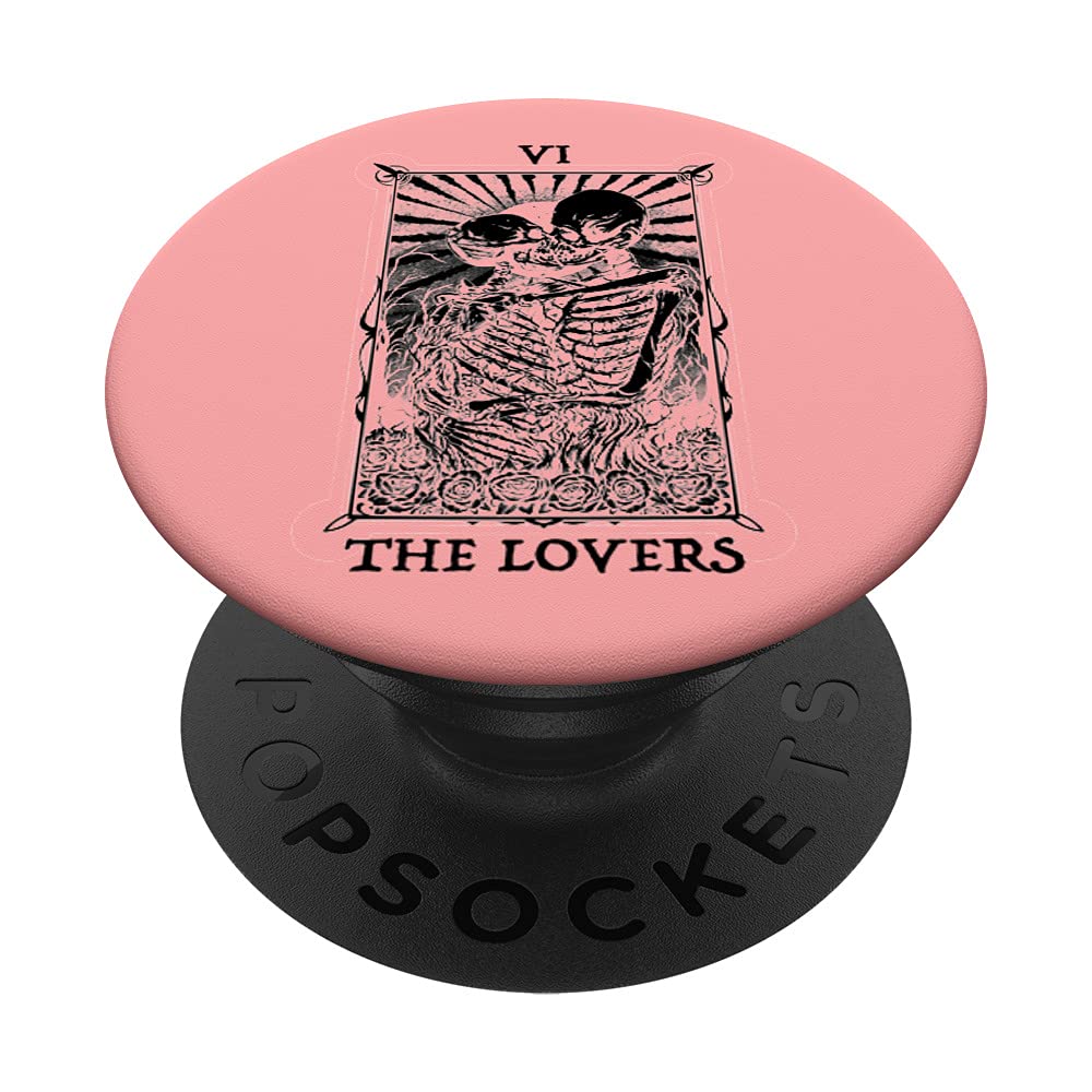 The Lovers Tarot Card Vintage Occult Supernatural Cards PopSockets Swappable PopGrip