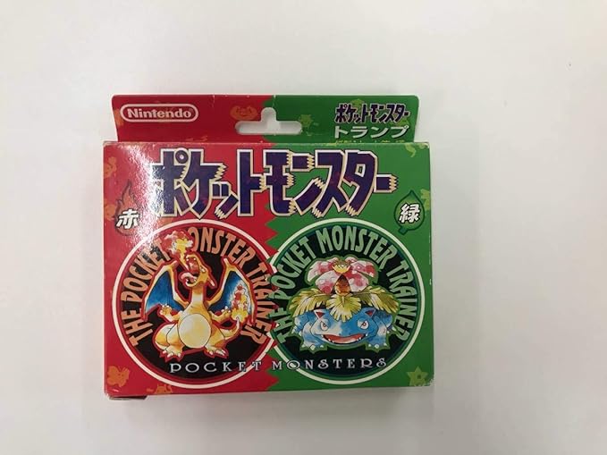 Amazon 当時物 ポケットモンスター 初代 トランプ 赤緑 セット プレミアボケモン マニメ ケーム カードゲーム トランプ ホビー