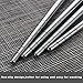 Fork Spoon Knife Chopsticks Set, Rerii Stainless Steel & Wood Cutlery Set, Portable Flatware Set, Travel Utensils Set with Carrying Case, Bag for Work, Outdoor Travel