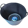 Faithfull FAIFLEX42B Black Polyethylene Flex Tub 42 Litre (9 gl) Capacity