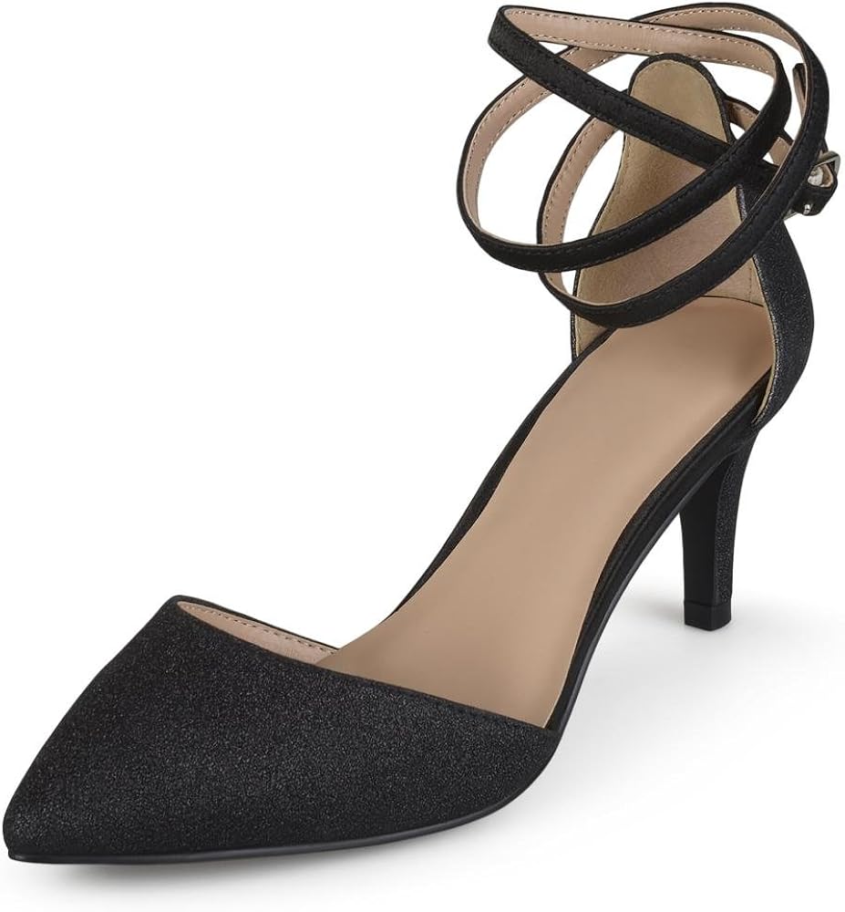 closed toe wrap heels