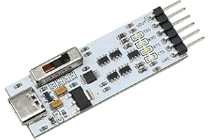 diustou USB to TTL Serial Module, Multi-Level Version, Support 5V/3.3V/2.5V/1.8V Four Level Switching, Serial Master chip can