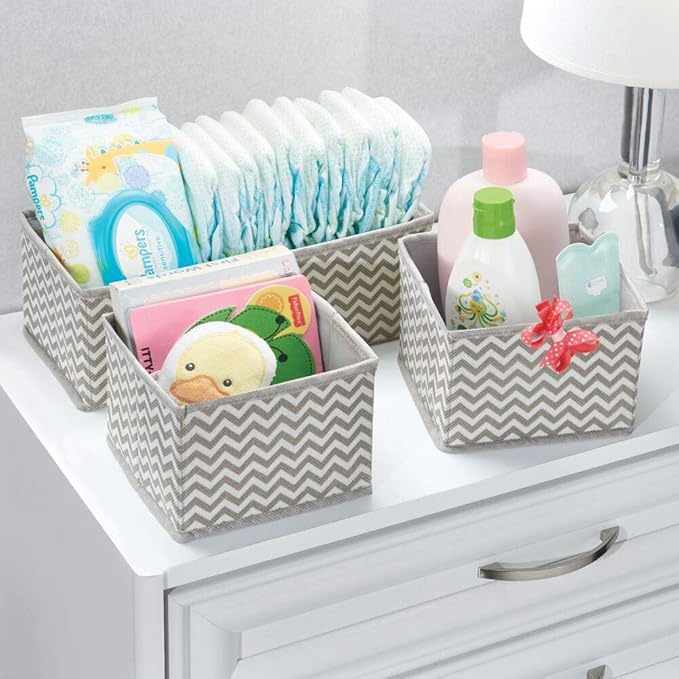 Mdesign Storage Box Set Of 3 Six Multi Use Organisers In Two