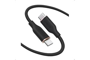 Anker USB C Cable, Type C Flow Cord, Fast Charging for iPhone 17 Series, MacBook Pro 2020, and More (USB 2.0) (240W, Black, 6FT)