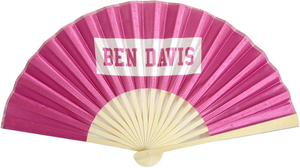 Amazon Ben Davis 扇子 ベンデイビス ブランドロゴ プリント せんす 竹製 ベンデイヴィス 扇子袋付き 団扇 収納袋付き うちわ A柄ピンク 和装小物 通販