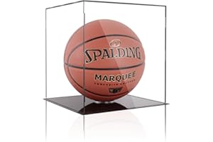 AUCARE Basketball Display Case, Clear Acrylic Basketball Case Display with UV Protection Display Case for Basketball