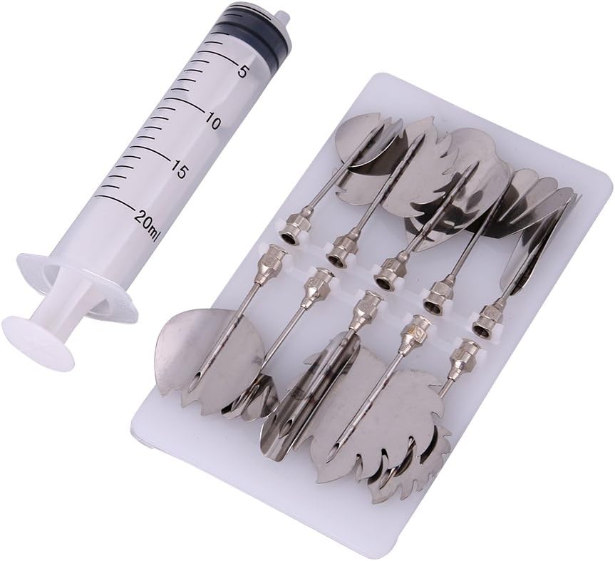 RLFS 10pcs/Set 3D Gelatin Jelly Art Needles Tools Jelly Needle Jelly Cake Decora