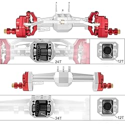 Rcarmumb RC Portal Axle Upgrades Part for 1/18