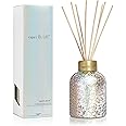 Capri Blue Reed Diffuser - Comes with Blue Jean Scented Diffuser Oil, Diffuser Sticks, and Mercury Iridescent Glass Bottle - Aromatherapy Diffuser (5.7 fl oz)