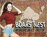 Dukes of Hazzard - Boars Nest Tin Sign 16 x 13in