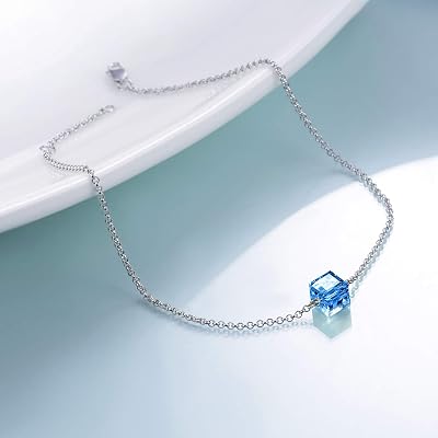 Buy AOBOCO Sterling Silver Anklets with 