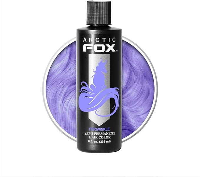 ARCTIC FOX 100 VEGAN PERIWINKLE SEMI PERMANENT HAIR DYE COLOUR 236 ML