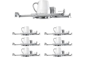 Anyhome 6 Pack 4 Inch Recessed Light Housing,New Construction Recessed Lighting,90° Rotation Hanger Bars,E26 Base,IC Rated,Air Tight,ETL Listed