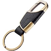 BAKUN Premium Handmade Car Leather Valet Keychain Key Organizer For Men Women, Home Key Chain Key Ring Key Holder