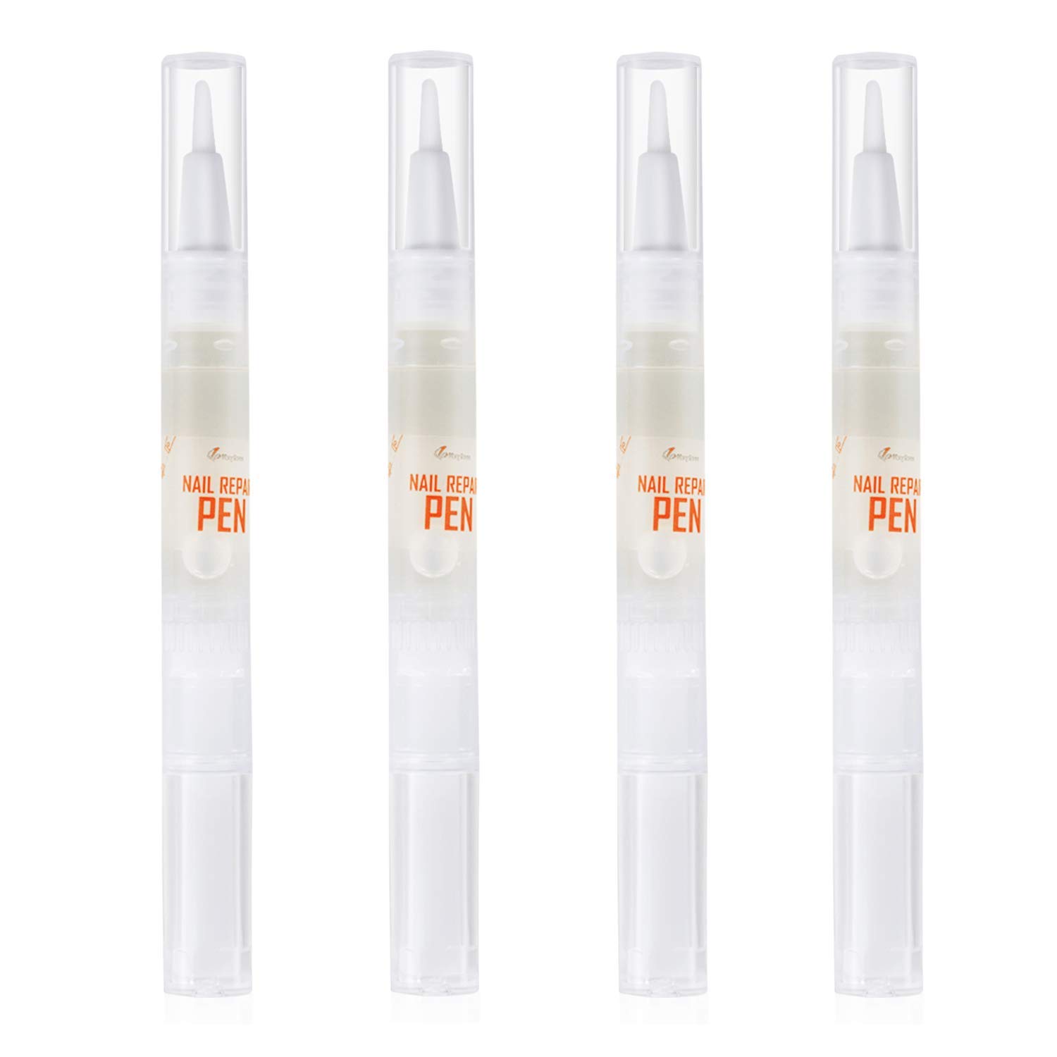 MayBeau 4 PCs Nail Repair Pen, Nail Infection Treatment, Toenail Treatment, Effective Against Nail Infection, Anti Nail Infection Solution, Removes Yellow from Infected Finger & Toe Nails : Beauty