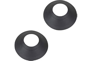 KAZFFD 14137 Rain Collar 3"-4" for No-Calk Roof Flashings,Black(14137-2pcs) (2 Pcs)