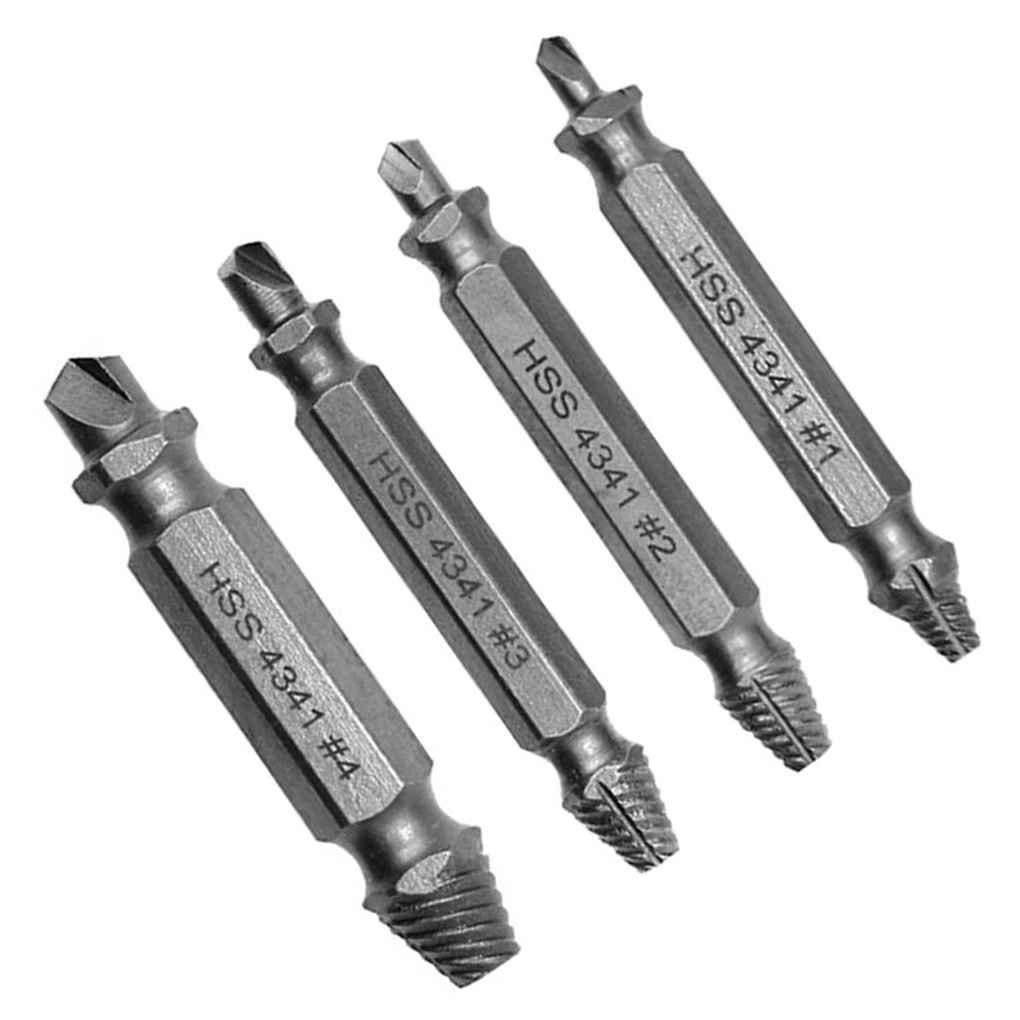  Double Ended Damaged Screw Extractor Hardened Steel Broken Breakage