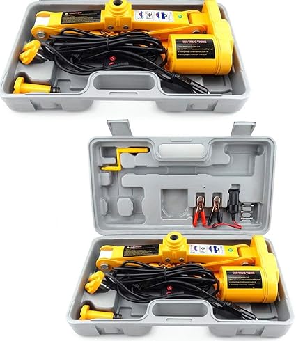 Hylh Electric Car Jack 2 Ton 125mm 4mm 12v All In One Automatic Vehicle Lift Scissor Jack Kit De Herramientas De Reparacion De Automoviles Amazon Es Hogar