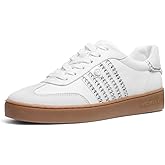 Michael Kors Women's Scotty Lace Up Sneaker, Optic White, 7.5