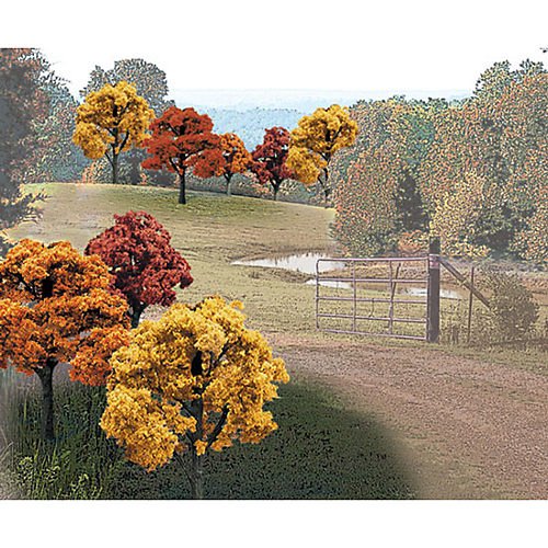Woodland Scenics Fall Deciduous Value Pack Trees 2