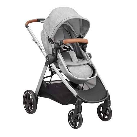 Bebe Confort Zelia Leichter Kinderwagen Neigbar Kompakter Verschluss Wendbar Vorne Strasse Vorderseite Mama Fusssack Inklusive Nomad Grau Amazon De Baby