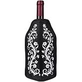 Ice Wine Bag, Beer Cooler, Wine Refrigerator, Wine Bottle Cooler, T Navy Transparent Beer Bag, Suitable for Champagne or White Wine, Chilled Beer, Parties, Wine Cooling Bucket