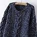Memorose Womens Crochet Knitted Long Sleeve Loose Sweater Outwear Coat Pullover