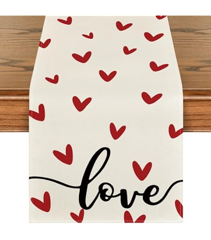 Artoid Mode Chemin De Table Mignon Chat - Lavable En Machine - Style Moderne Et Doux - Idéal Cuisine, Salle à Manger, Intérieur & Extérieur - Parfait Pour Noël, Halloween, Pâques & Fêtes
