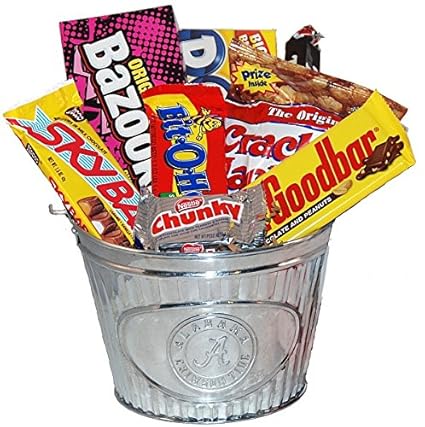 Amazon Com University Of Alabama Snack Bucket Gift Basket With