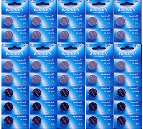100 X DL2032, BR2032, KL2032, L2032, ECR2032, 5004LC, KCR2032, E-CR2032, KECR.
