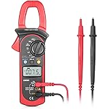 Digital Clamp Meter, SYNERKY CM203 4000 Counts Auto-Ranging Multimeter AC/DC voltmeter, AC/DC Current, Resistance, Frequency, Diode, Hz Tester with Backlight LCD Display