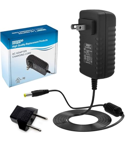 Cargador_ESP Ladegerät Netzteil Adapter 12V Kompatibel mit Ersatz für Tastatur Klaviatur Keyboard Yamaha PSS-790 PSS-790F Ersetzt Ladekabel Netzadapter Netzkabel Replacement