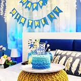 Pargleev Glittery Royal Blue 18th Cake Topper Star Boys Girls 18th Birthday view 4